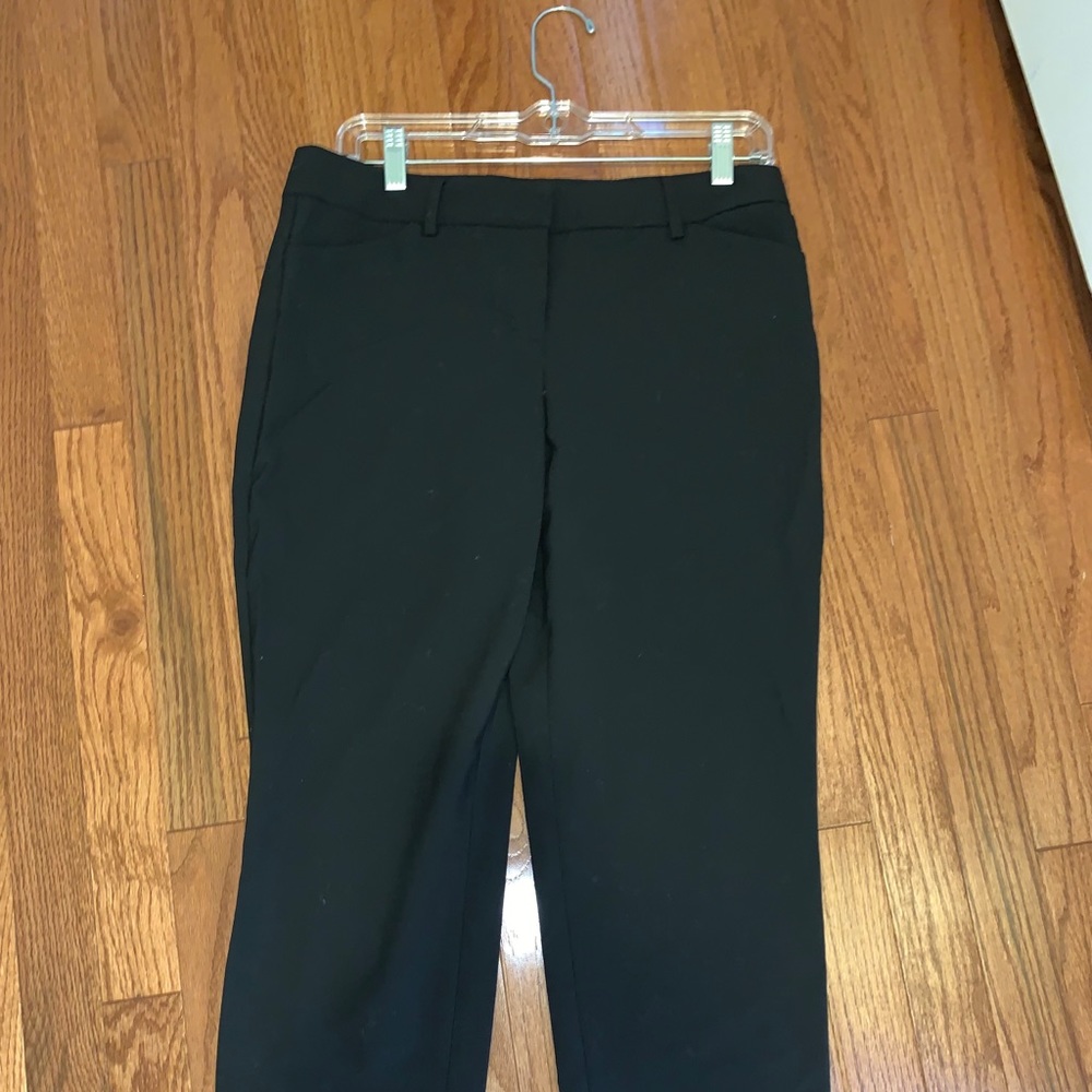 Express Black Editor Dress Pants- Crop Length